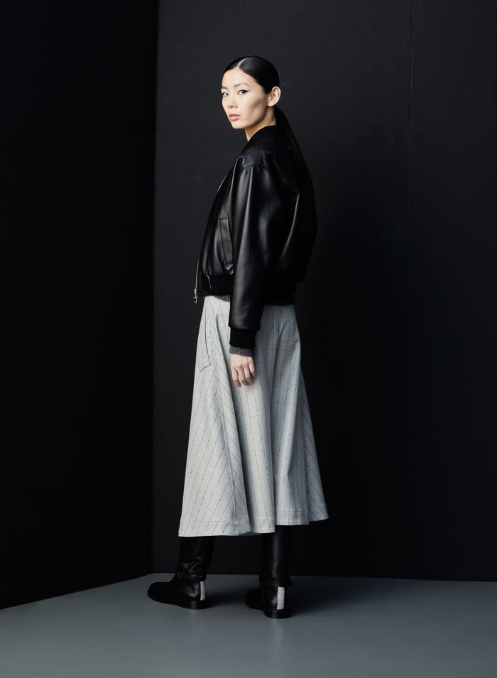 Lorena Antoniazzi BOMBER IN PELLE Sconto