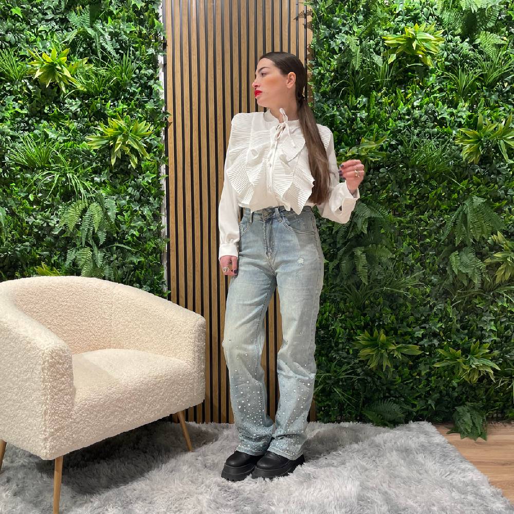 Lovely Sisters Jeans Elodie chiaro Prezzo Ridotto