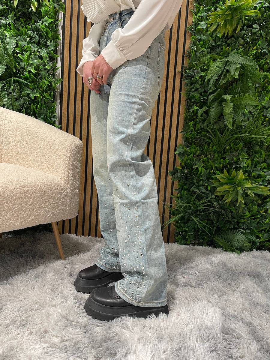 Lovely Sisters Jeans Elodie chiaro Prezzo Ridotto