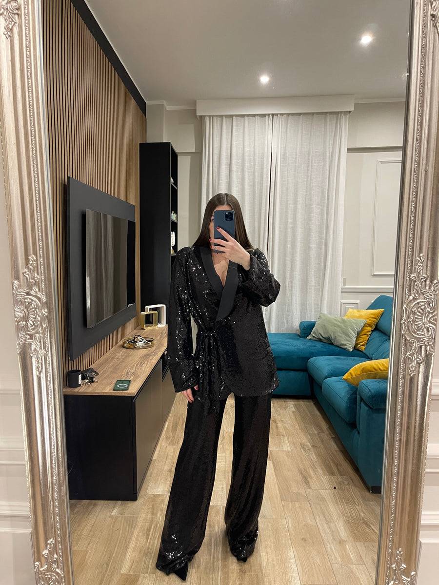 Lovely Sisters Tailleur in paillettes Economico