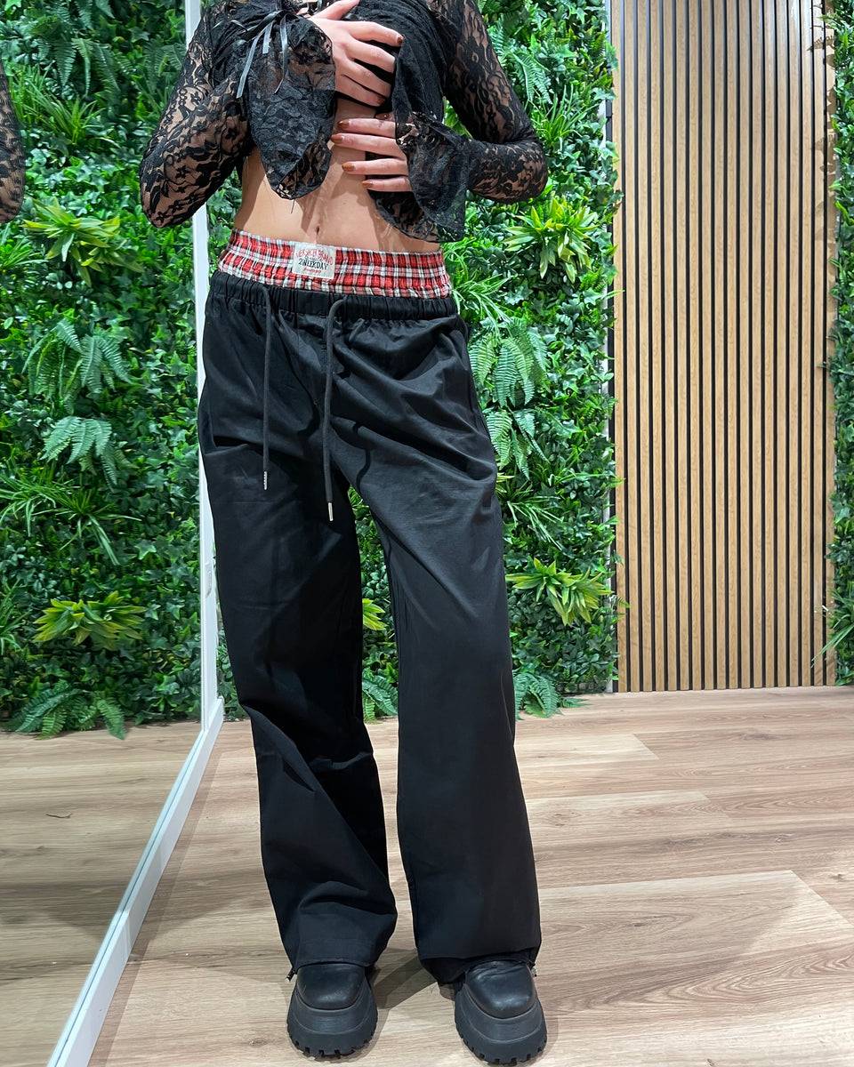 Lovely Sisters Pantalone cowboy nero Nuova