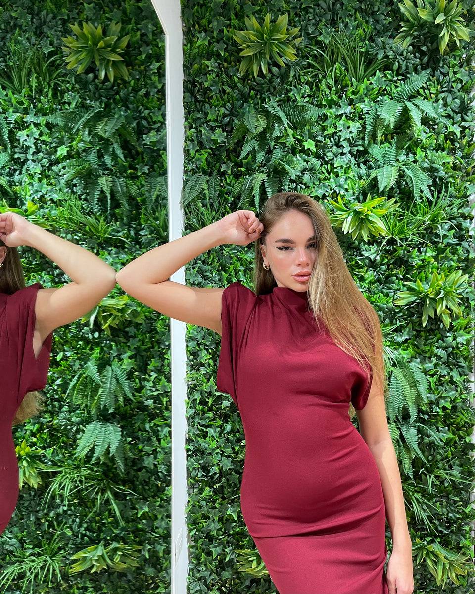 Lovely Sisters Abito Diana bordeaux Qualità