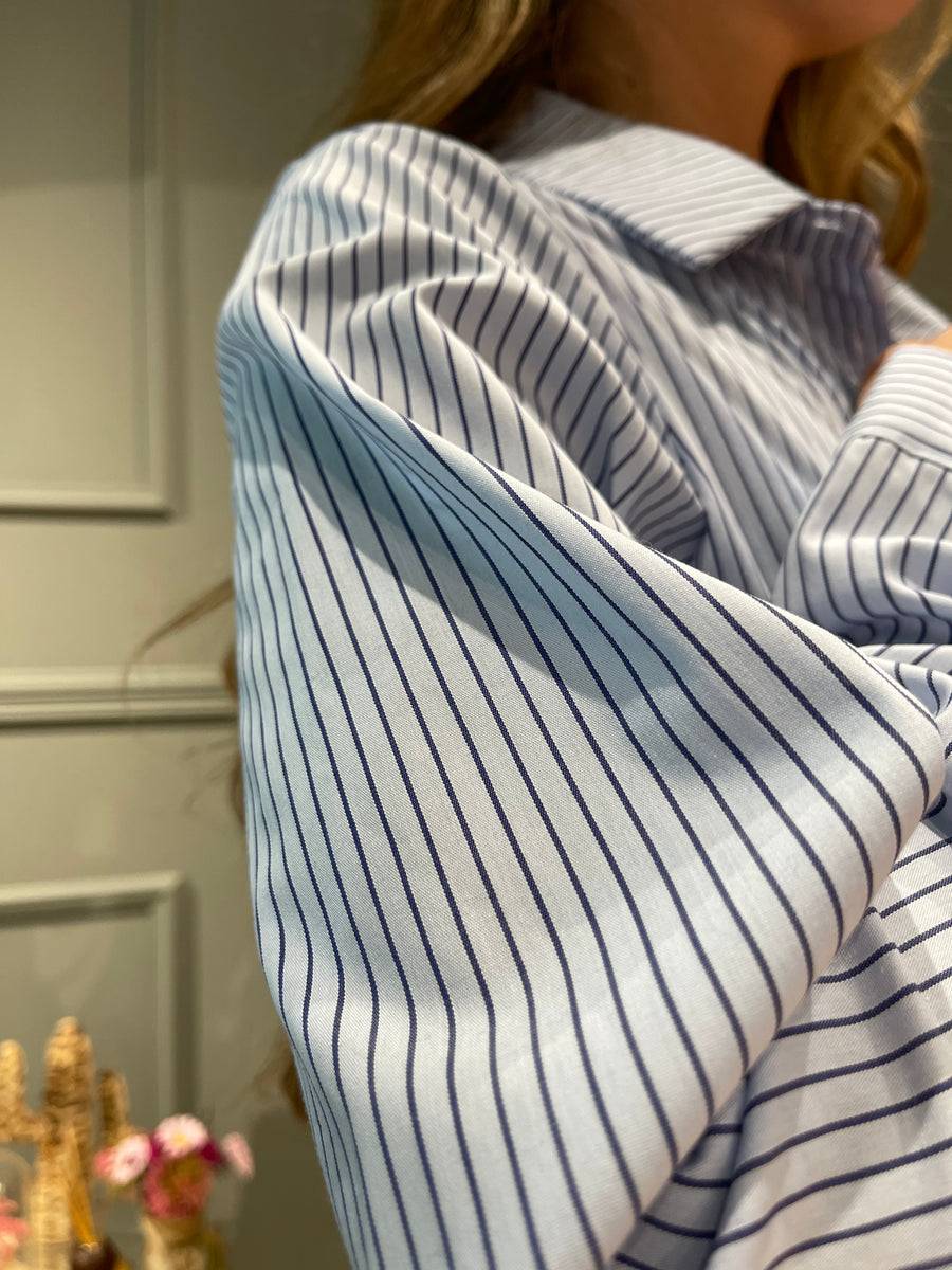 Lovely Sisters Camicia a righe azzurra-blu Offerta