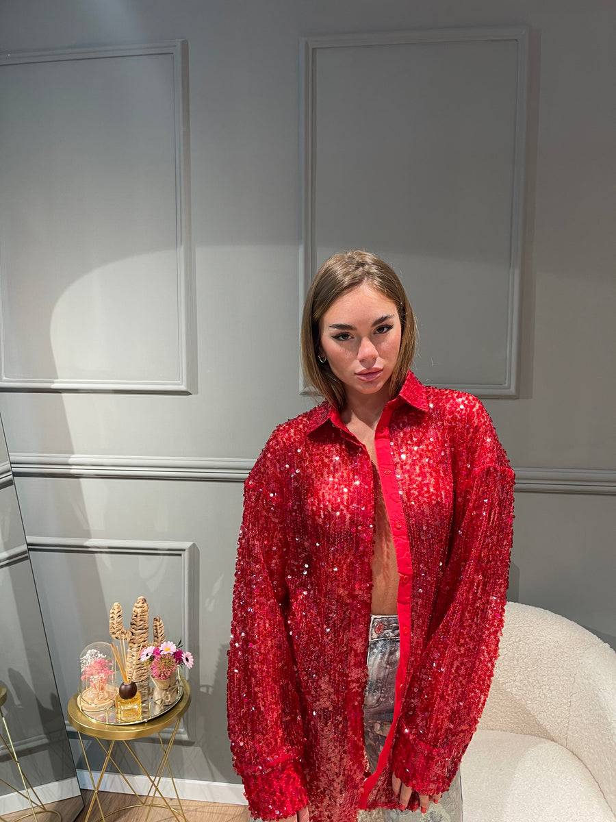 Lovely Sisters Camicia Nives rossa Italy