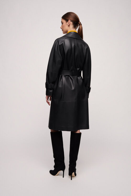 Luisa Spagnoli Velica - Trench in pelle Hotsell