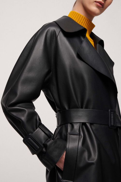 Luisa Spagnoli Velica - Trench in pelle Hotsell