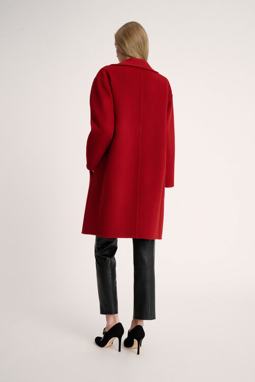 Luisa Spagnoli Scacco - Cappotto in misto lana Vendita Economica