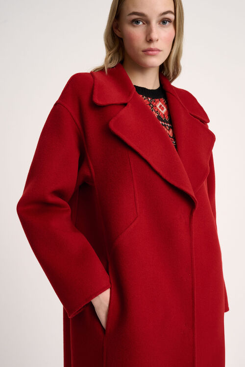 Luisa Spagnoli Scacco - Cappotto in misto lana Vendita Economica