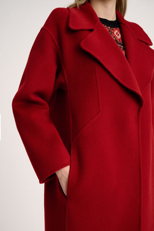 Luisa Spagnoli Scacco - Cappotto in misto lana Vendita Economica