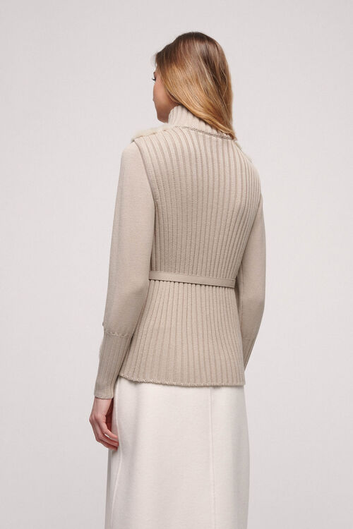 Luisa Spagnoli Mercante - Gilet in eco-pelliccia Negozio