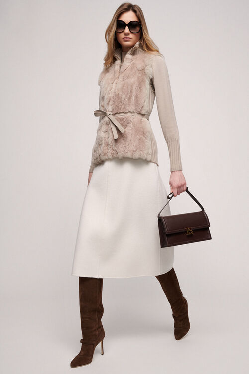 Luisa Spagnoli Mercante - Gilet in eco-pelliccia Negozio