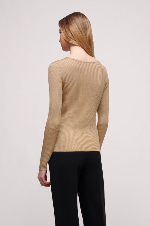 Luisa Spagnoli Zelante - Maglia in lurex Acquista Ora