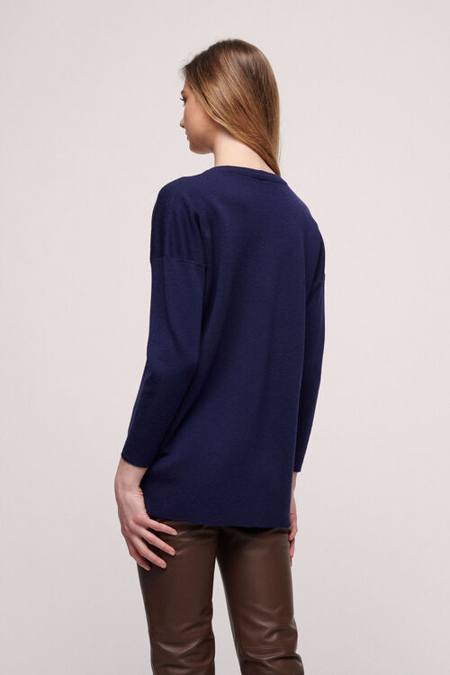 Luisa Spagnoli Mutabile - Pullover in lana Economico