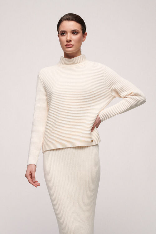 Luisa Spagnoli Mecenate - Pullover in lana Offerte