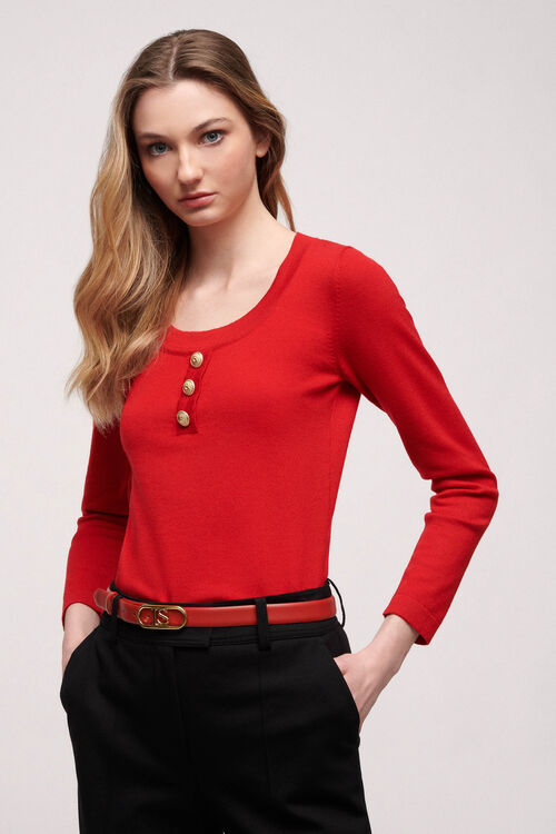 Luisa Spagnoli Mansueta - Pullover elegante Nuova