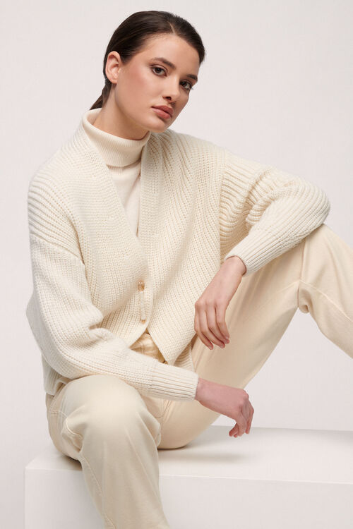 Luisa Spagnoli Mail - Cardigan in lana Vendite Flash