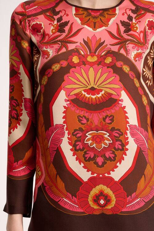 Luisa Spagnoli Laccio - Blusa in pura seta Qualità