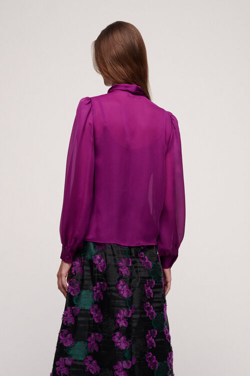 Luisa Spagnoli Luccichio - Camicia in seta Vendita