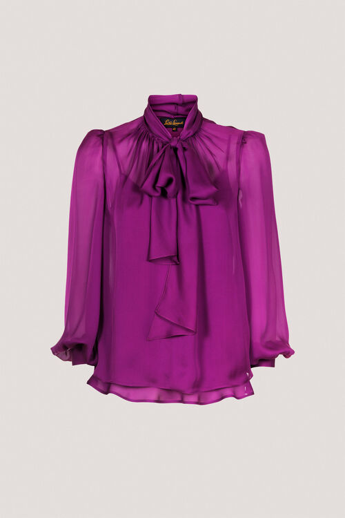 Luisa Spagnoli Luccichio - Camicia in seta Vendita
