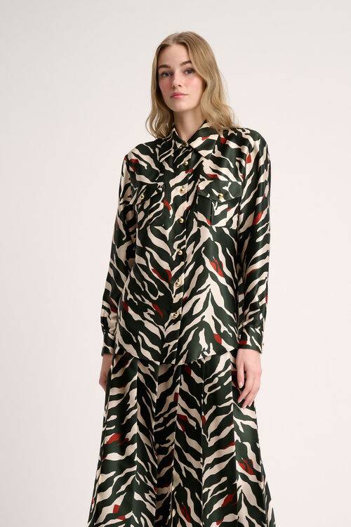 Luisa Spagnoli Lenza - Camicia animalier Acquista Ora