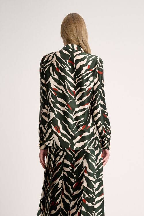 Luisa Spagnoli Lenza - Camicia animalier Acquista Ora