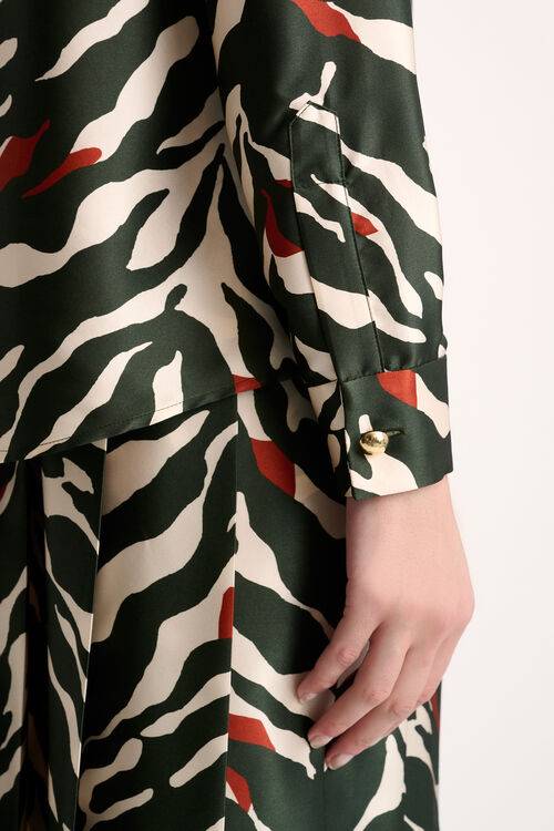 Luisa Spagnoli Lenza - Camicia animalier Acquista Ora
