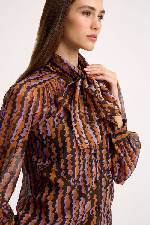 Luisa Spagnoli Lavinia - Camicia in seta Consegna Veloce