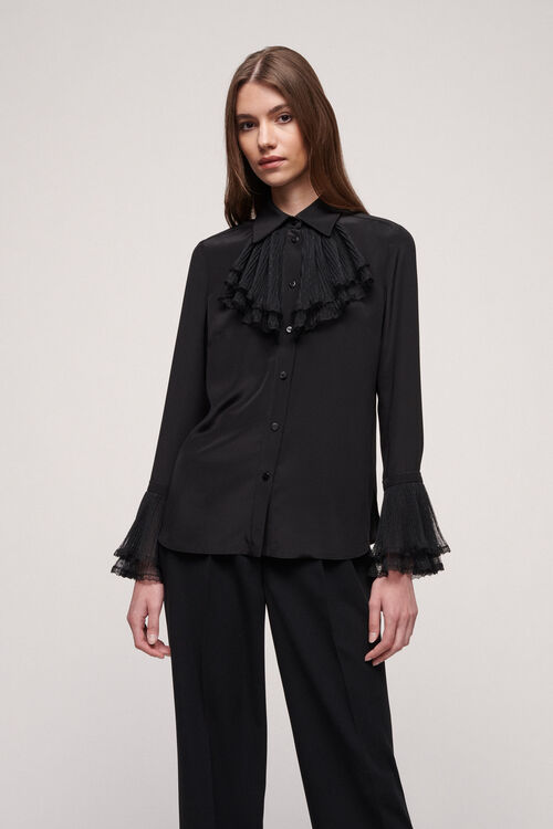 Luisa Spagnoli Laghetto - Camicia in seta Sottocosto