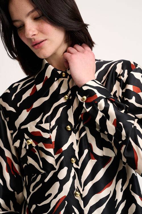 Luisa Spagnoli Lenza - Camicia animalier Convenienza
