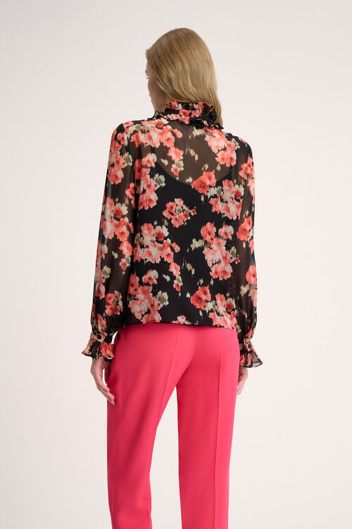 Luisa Spagnoli Lamine - Blusa con volant Novità