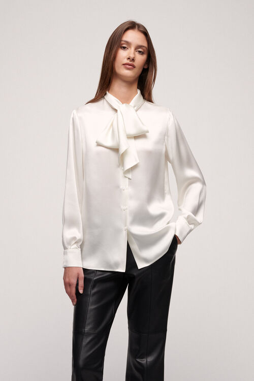 Luisa Spagnoli Lillibet - Camicia in seta Presa