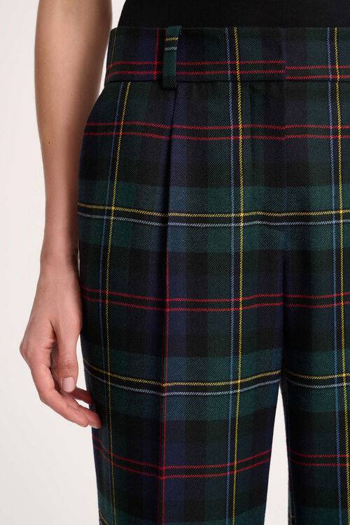 Luisa Spagnoli Ortaggio - Pantaloni tartan In Vendita