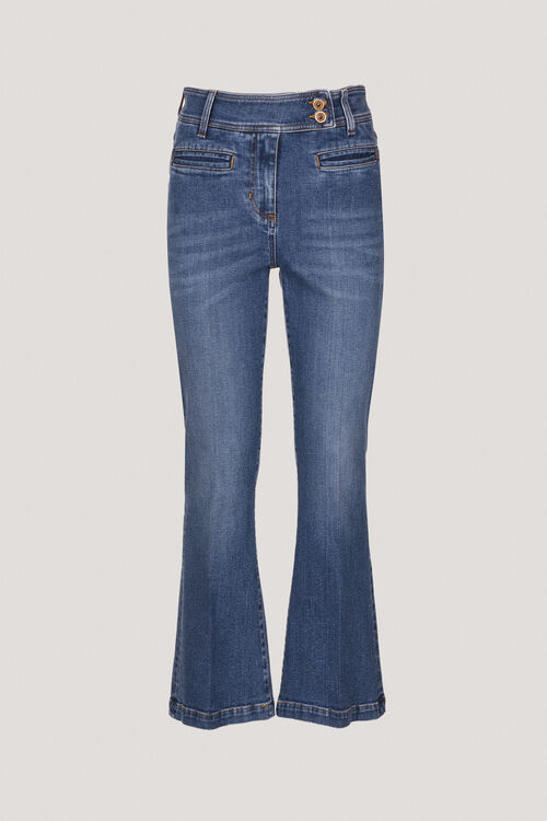 Luisa Spagnoli Oberg - Jeans modello flare Prezzo basso