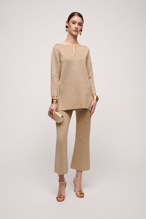Luisa Spagnoli Zelinda - Pantalone in lurex Qualità