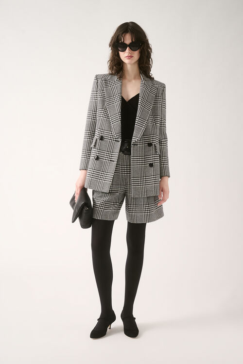 Luisa Spagnoli Otilia - Bermuda pied-de-poule Promozione