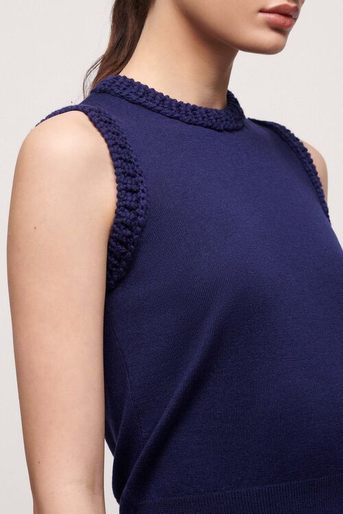 Luisa Spagnoli Mini - Top in lana Saldi
