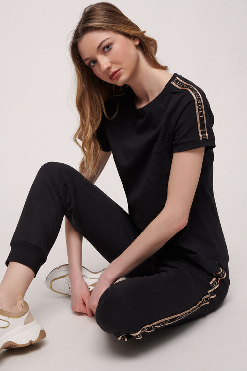 Luisa Spagnoli Lunar - T-shirt in cotone Vendita Calda
