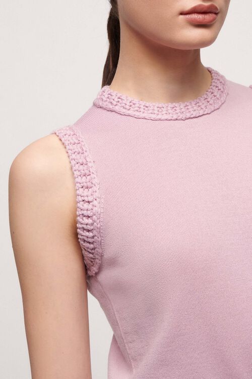 Luisa Spagnoli Mini - Top in lana In Saldo