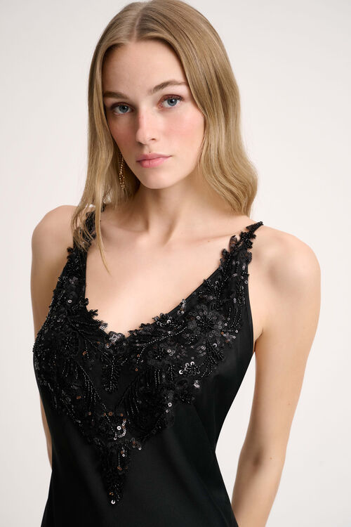 Luisa Spagnoli Gesso - Abito longuette elegante Acquista Ora