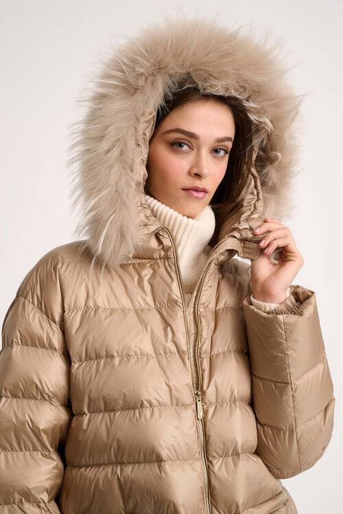 Luisa Spagnoli Stato - Piumino con cappuccio Outlet