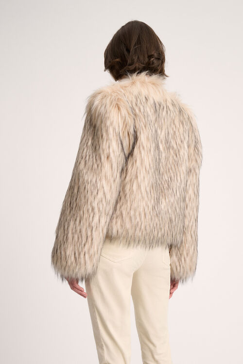 Luisa Spagnoli Saga - Giacca in faux fur Offerte