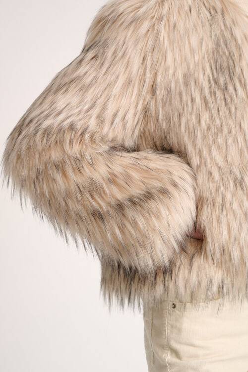 Luisa Spagnoli Saga - Giacca in faux fur Offerte