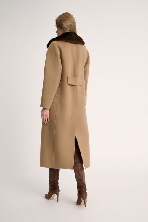 Luisa Spagnoli Sussulto - Cappotto con revers faux fur I Più Venduti