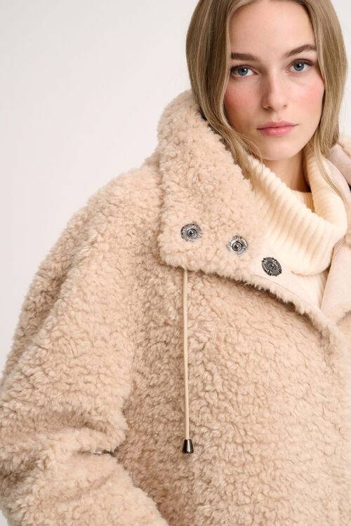 Luisa Spagnoli Serra - Cappotto teddy Vendite Flash