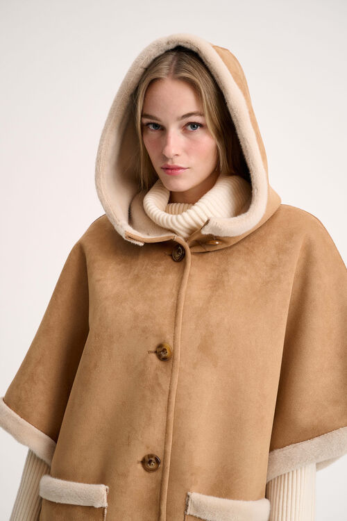 Luisa Spagnoli Spray - Mantella dettagli faux fur Vendite stagionali