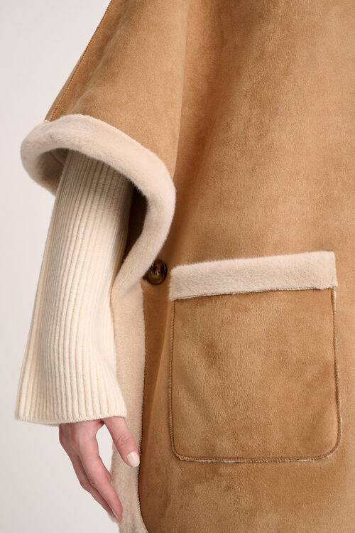 Luisa Spagnoli Spray - Mantella dettagli faux fur Vendite stagionali