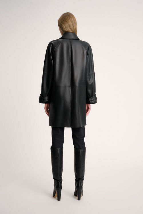 Luisa Spagnoli Superbo - Cappotto in pelle In Linea