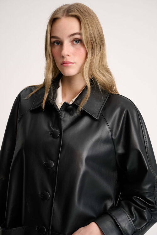 Luisa Spagnoli Superbo - Cappotto in pelle In Linea
