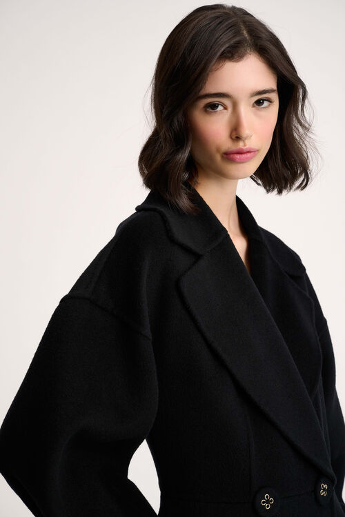 Luisa Spagnoli Sondaggio - Cappotto in panno di lana Promozione