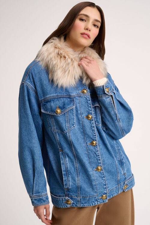 Luisa Spagnoli Scialuppa - Giubbotto in denim Offerte esclusive
